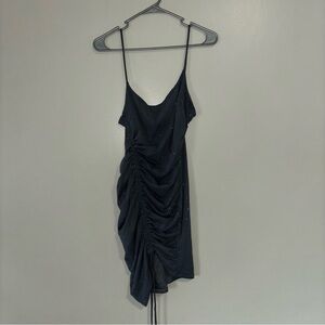 Sparkly gray mini dress